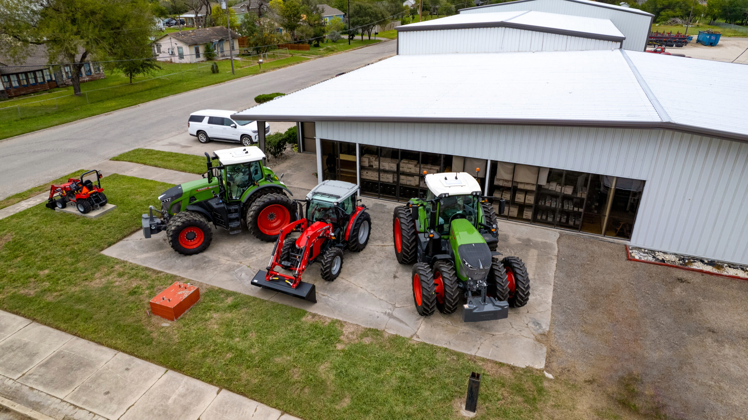 Prairie Ag dealership storefront in Denver, Colorado.