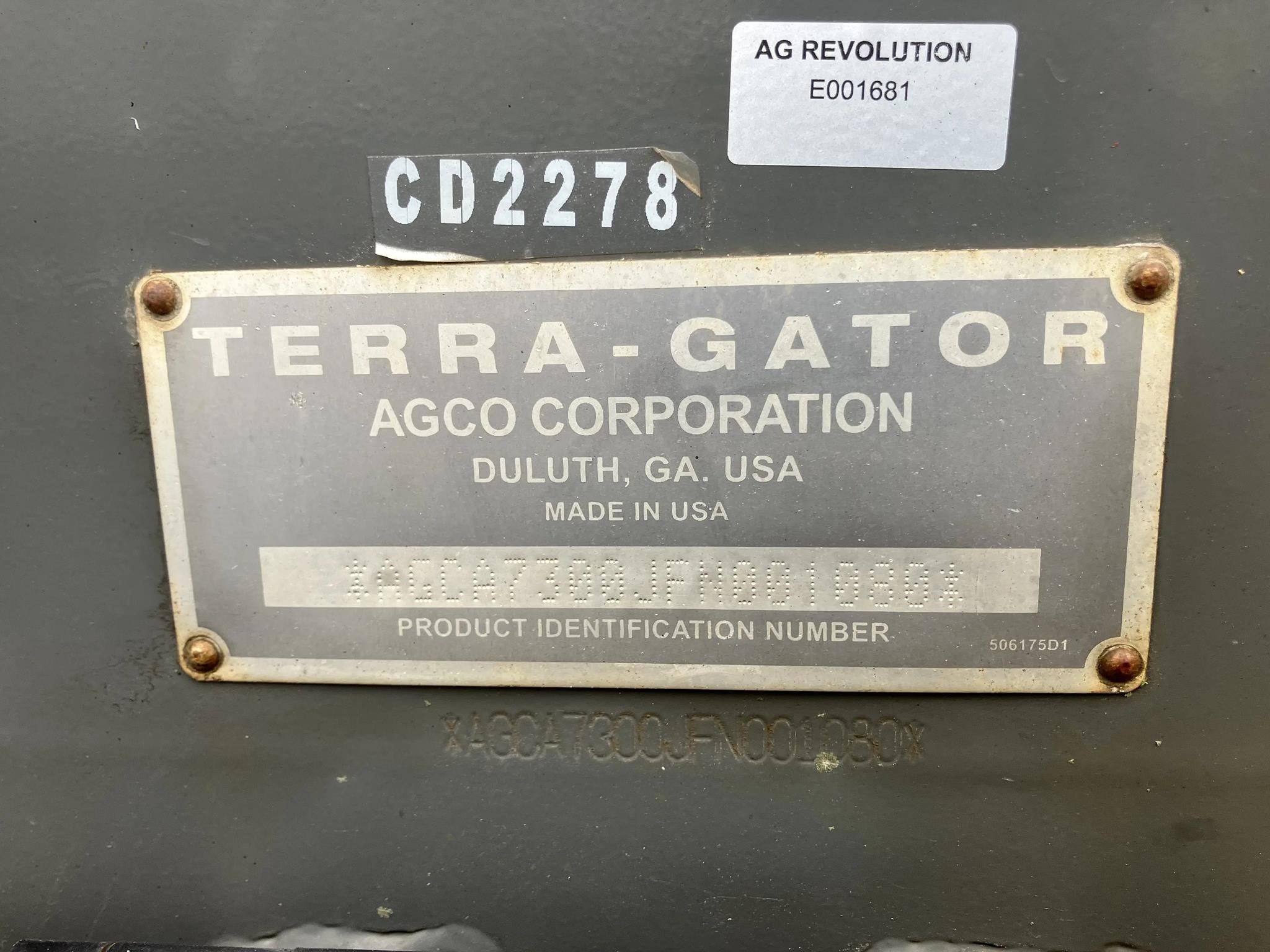2015 Terragator TG7300B