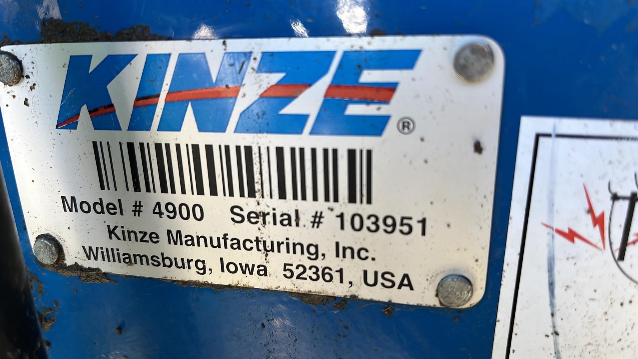 2014 Kinze 4900