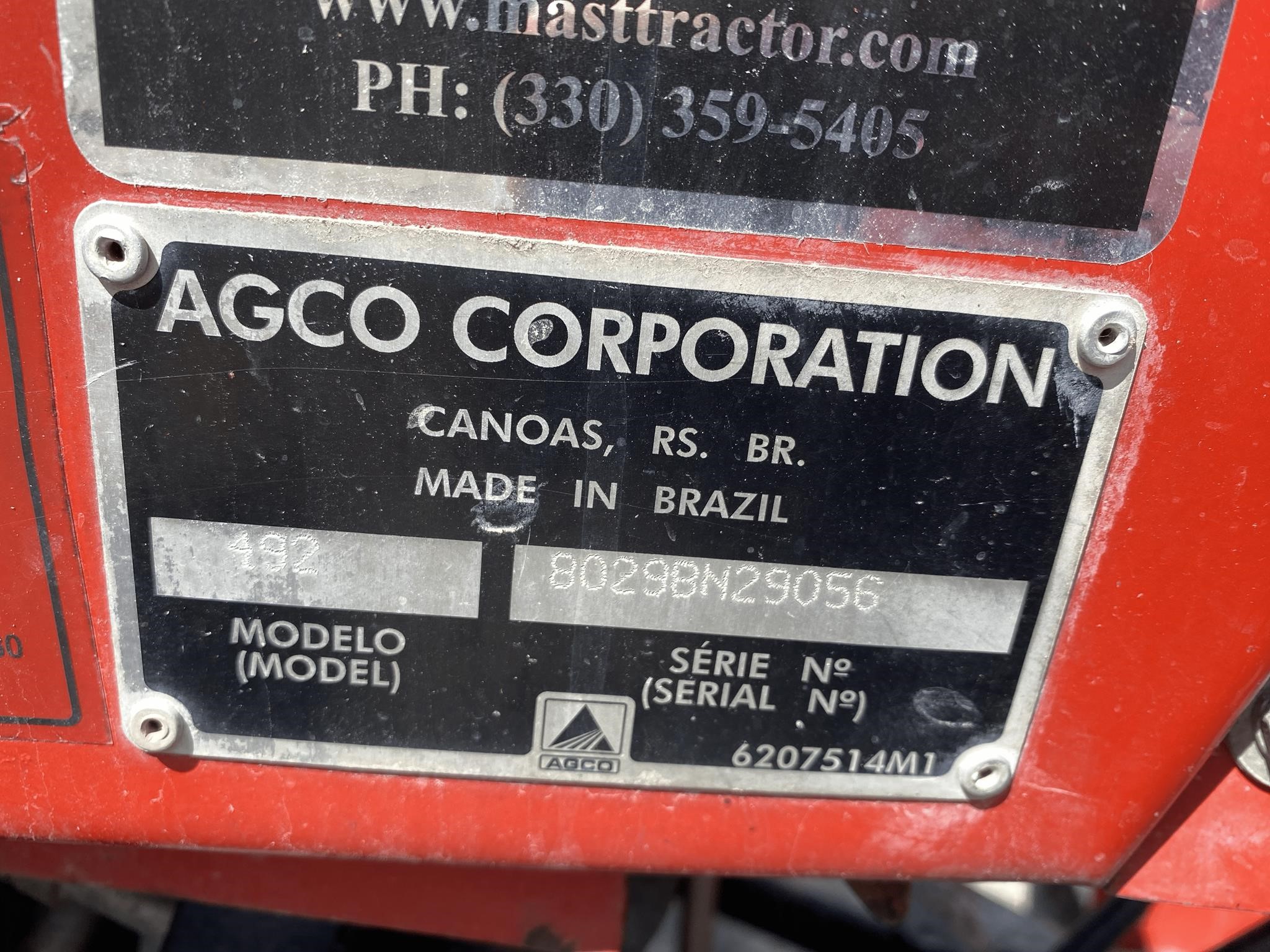 2004 Massey Ferguson 492