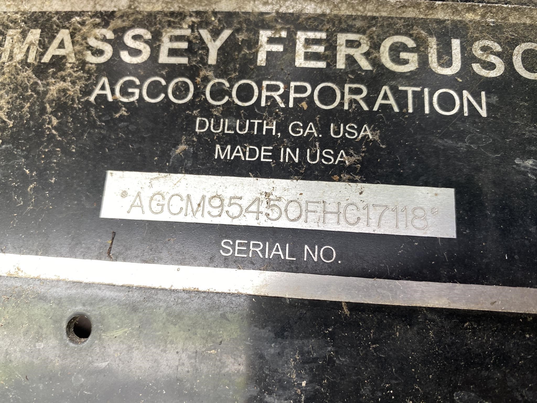2015 Massey Ferguson 9545